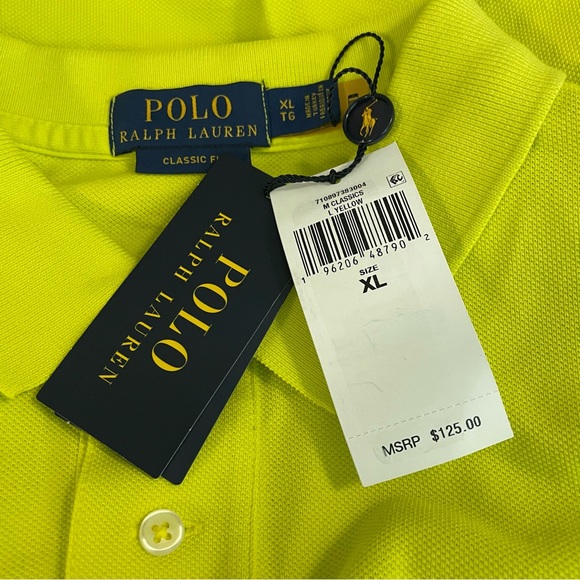 NWT Polo Ralph Lauren Big Pony Mesh Polo Shirt - Picture 6 of 10